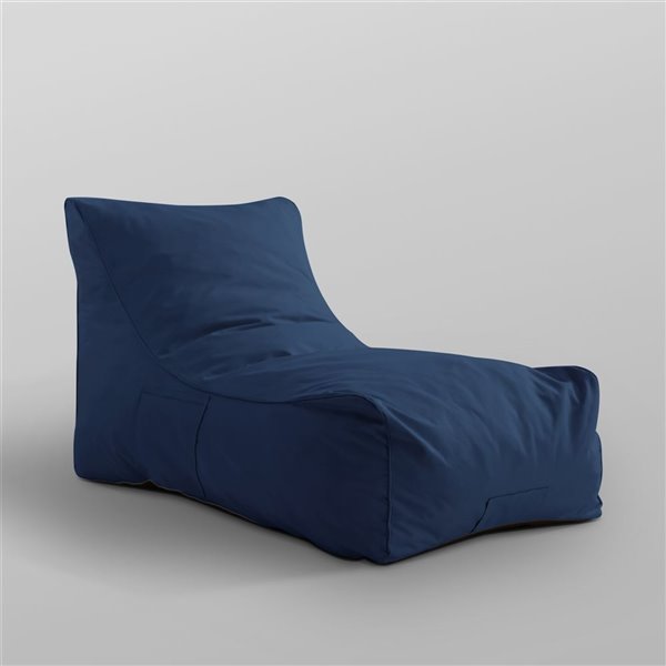 Inspired Home Loungie Nylon Indoor/Outdoor Resty Chair - Navy