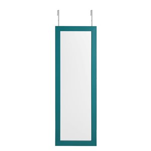 Inspired Home Amelia Over-the-Door/Wall Mount Jewelry Furniture - Turquoise