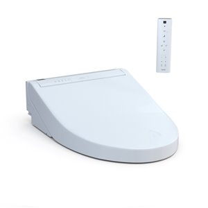 Toto WashletC5 Cotton White Elongated Slow-Close Heated Bidet Toilet Seat