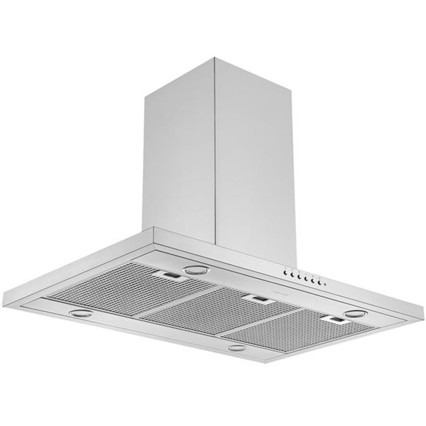 Ancona 36 In Convertible Stainless Steel Island Range Hood 650 CFM AN   330780394 MainImage 001 L 