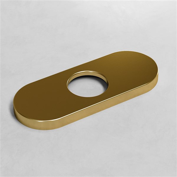VIGO&nbsp;5.5-in Deck Plate - Matte Brushed Gold