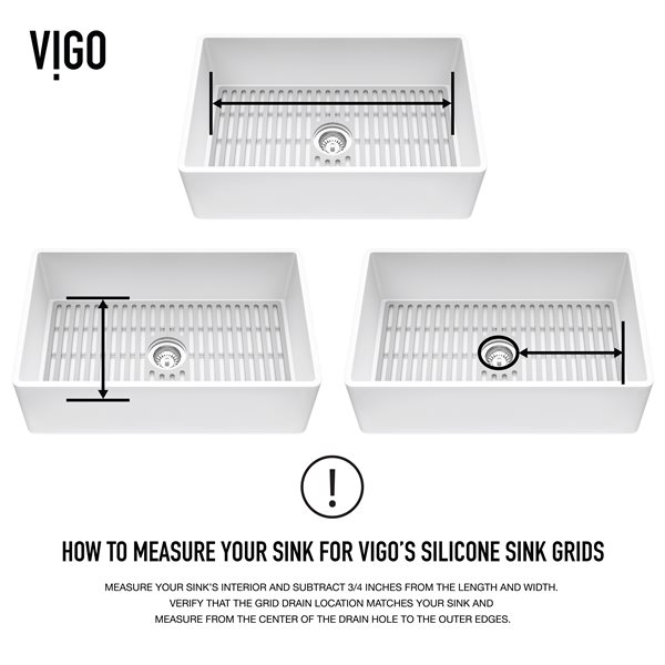 VIGO&nbsp;15-in D x&nbsp;33-in W silicone VIGO Bottom Grid for Single Bowl Kitchen Sink - Matte Black