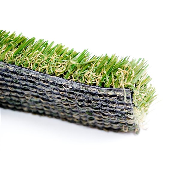 Gazon synthétique de fétuque Spring de Green as Grass, 8 pi x 3 pi