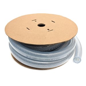 Tuyau de vinyle tressé renforcé de Canada Tubing, 1 1/2 po DI x 25 pi