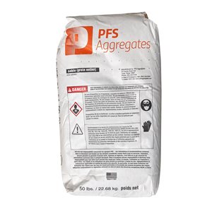 Sable de silice pour remplissage de gazon artificiel Green As Grass sac de 50 lb