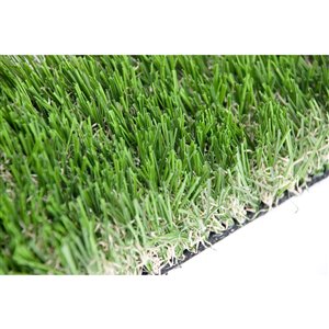 Échantillon de gazon synthétique de fétuque Pet de Green as Grass, 1 pi x 1 pi