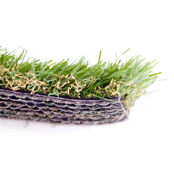 Green as Grass Premium Fescue Artificial Grass Sample, 1-ft x 1-ft