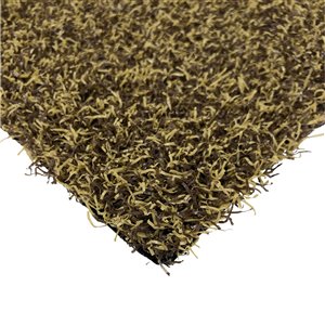 Tapis de gazon synthétique Diamond de Trylawn Turf, 15 pi x 6 pi, brun doré