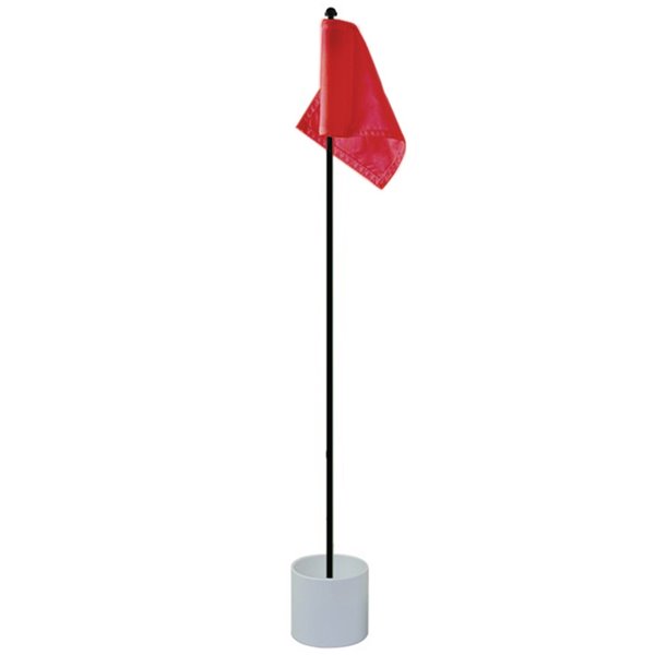 Ensemble pour vert de pratique de golf de Par Aide, drapeau rouge