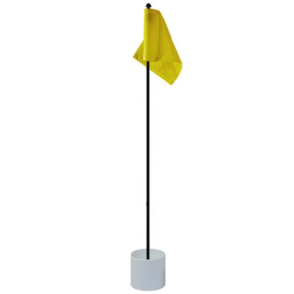 Ensemble pour vert de pratique de golf de Par Aide, drapeau jaune