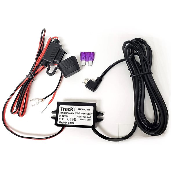 Tracki 12-24 V to Micro USB Vehicle/Marine Power Stabilizer for Tracki 3G GPS Tracker