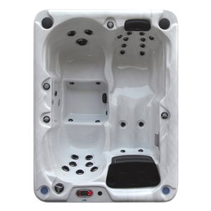 Spa rectangulaire Plug and Play Montreal pour 3 personnes à 28 jets de Canadian Spa Company