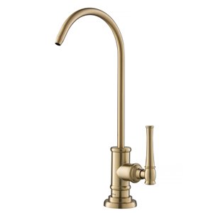 Kraus Allyn 100% Lead-Free Kitchen Water Filter Faucet in Brushed Gold