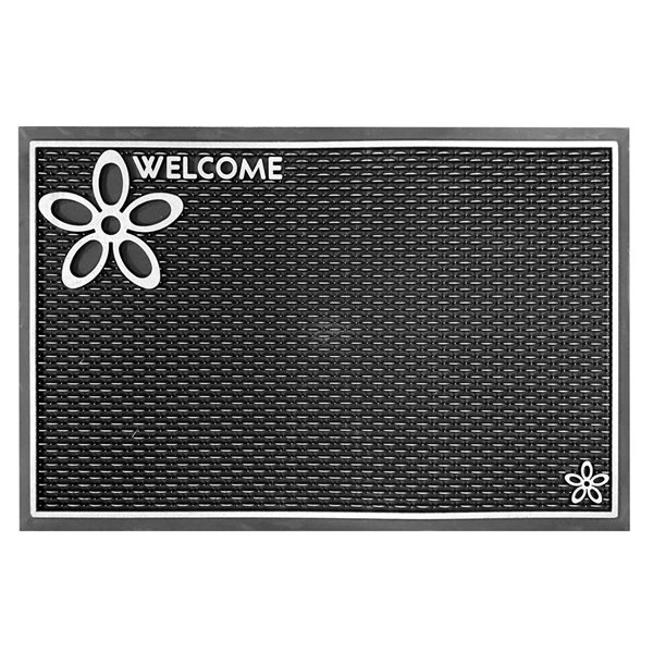Floor Choice Silver Dassi Welcome Mat - 39-in x 18-in