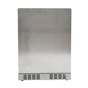Réfrigérateur compact intérieur/extérieur encastrable ou autoportant Elegant Stainless, 4,1 pi³, acier inoxydable