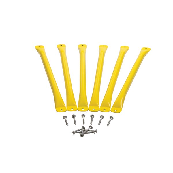 Creative Cedar Designs Monkey Bars for Playground, Yellow