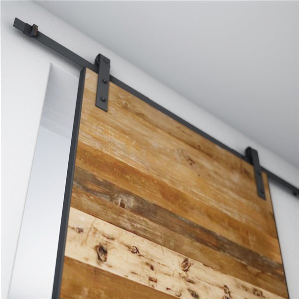 Urban Woodcraft Tana Reclaimed Wood Prefinished Barn Door - Hardware Included (Common: 40-in x 83-in; Actual: 40-in x 83-in)