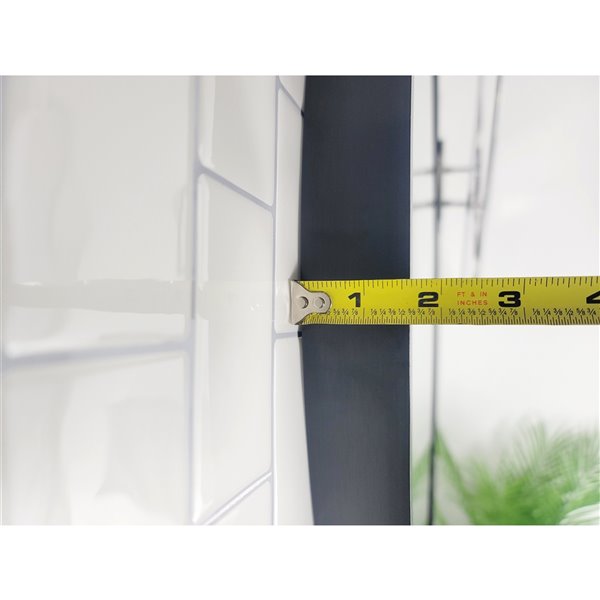 Decor Wonderland En Passant 27.5-in Wood Round Bathroom Mirror