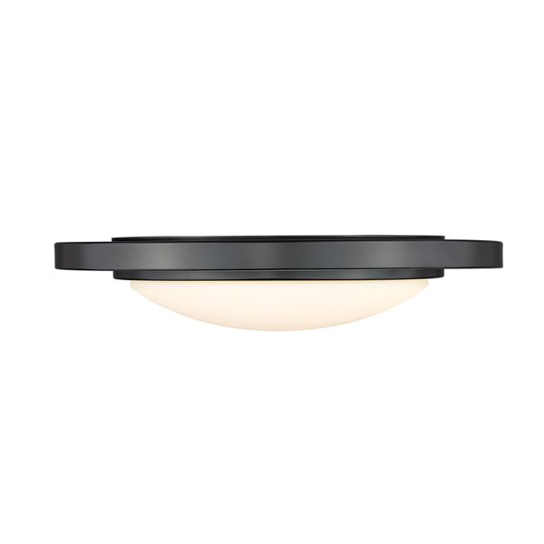 Golden Lighting Astra 13.5-in Opal Glass Contemporary/Modern LED Flush Mount Light – 1-Pack