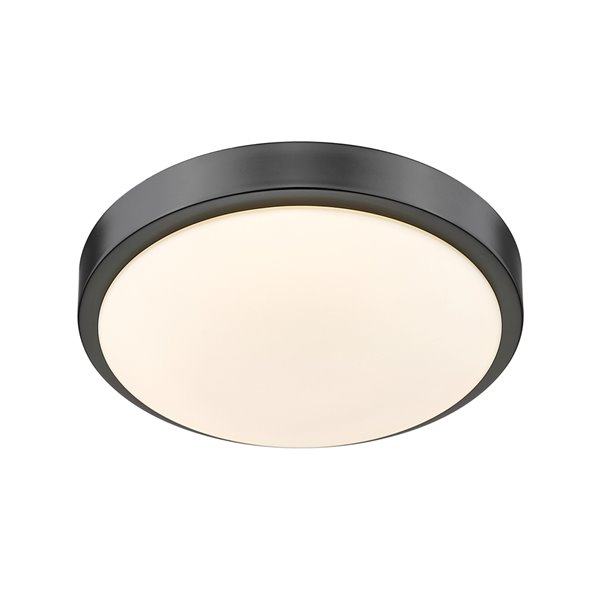 Golden Lighting Gabi 10-in Opal Glass Modern/Contemporary LED Flush Mount Light – 1-Pack