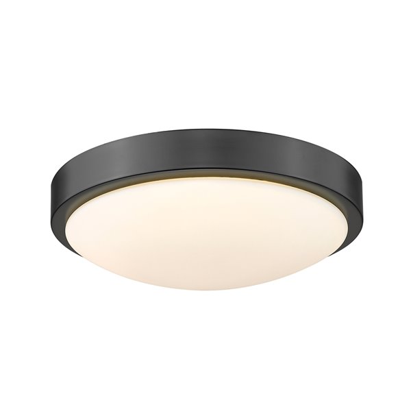 Golden Lighting Gabi 10-in Opal Glass Modern/Contemporary LED Flush Mount Light – 1-Pack