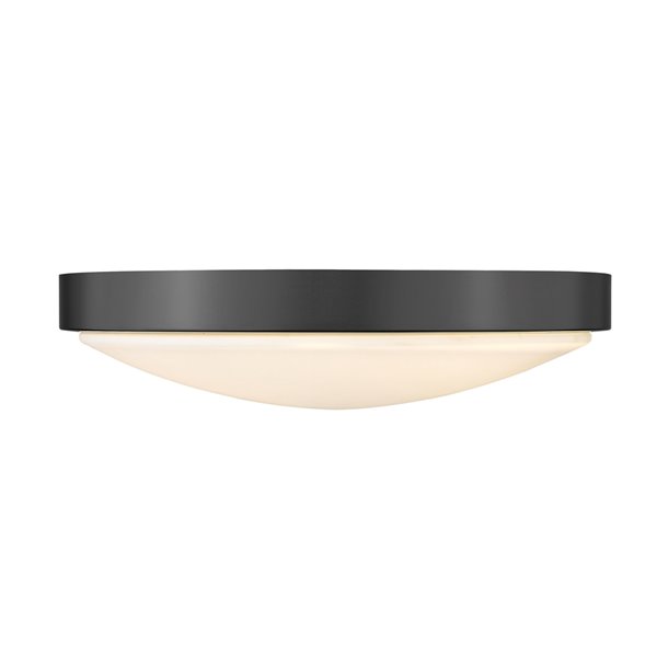 Golden Lighting Gabi 12.25-in Opal Glass Contemporary/Modern LED Flush Mount Light – 1-Pack