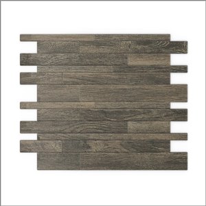 Sample SpeedTiles 3X Faster Brown 4-in x 4-in Aluminum Linear Wall Tile