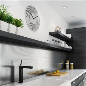 Tuile SpeedTiles 3X Faster aluminium brossé lisse acier inoxydable 12 po x 12 po linéaire peler et coller, paquet de 6