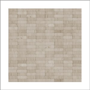 Tuile SpeedTiles 3X Faster pierre naturelle polie lisse greige 12 po x 12 po linéaire adhésif peler et coller, paquet de 6