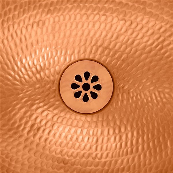 Premier Copper Products Copper Bathroom Grid Strainer