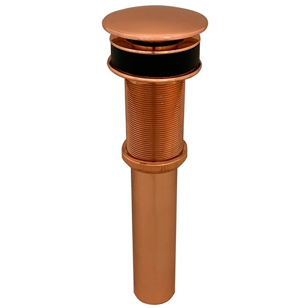 Premier Copper Products Copper Bathroom Sink Pop-Up Drain