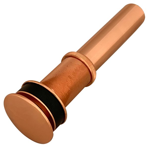 Premier Copper Products Copper Bathroom Sink Pop-Up Drain