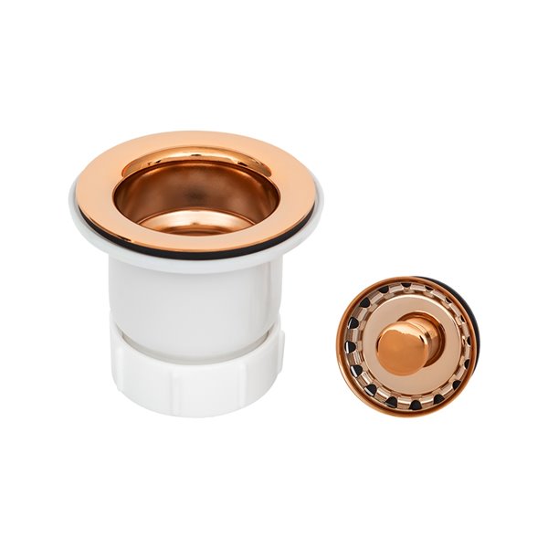 Premier Copper Products Copper Kitchen Sink Drain Kit