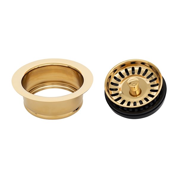 Premier Copper Products Kitchen Sink Drain Kit – Brass