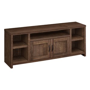 Monarch Specialties 5-Shelf TV Stand, Brown