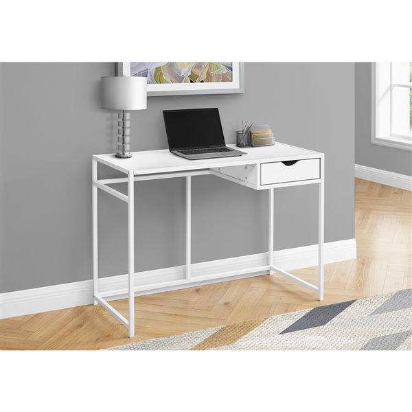 42 inch on sale white desk