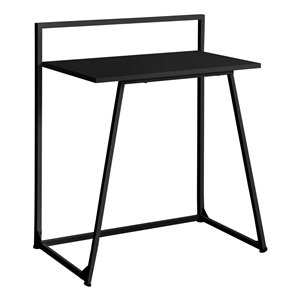 COMPUTER DESK - 30-inL / JUVENILE BLACK / BLACK METAL