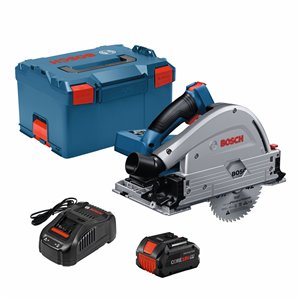 Bosch ProFactor 18-Volt 5 1/2-in Brushless Cordless Circular Saw with Brake and Magnesium Shoe (1-Battery Included)