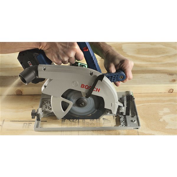 Bosch PROFACTOR 1/4-in Brushless 18-Volt Cordless Circular Saw with Brake  and Aluminum Shoe (1-Battery Included) GKS18V-25GCB14 RONA