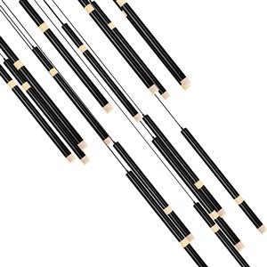 CWI Lighting Flute Modern/Contemporary Integrated LED Black Chandelier