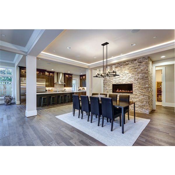 Z-Lite Datus 10-Light Matte Black Modern/Contemporary Kitchen Island Lighting