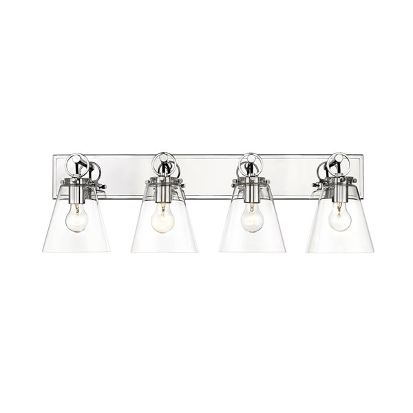 Z-Lite Harper 4-Light Chrome Modern/Contemporary Vanity Light