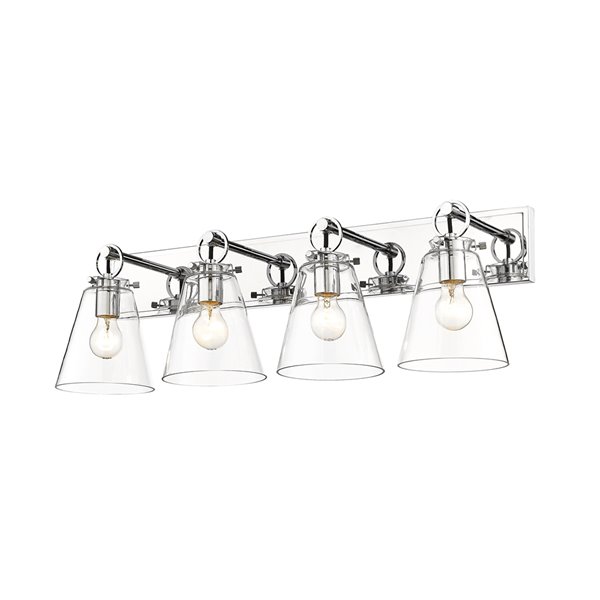 Z-Lite Harper 4-Light Chrome Modern/Contemporary Vanity Light