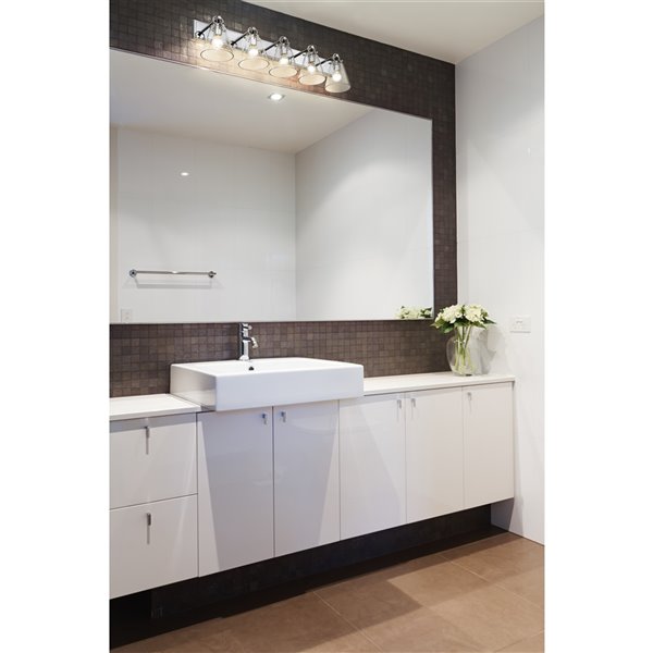 Z-Lite Harper 5-Light Chrome Modern/Contemporary Vanity Light