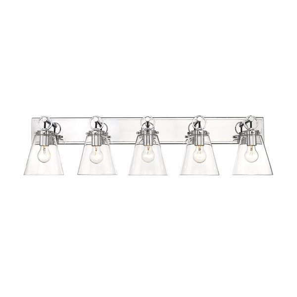 Z-Lite Harper 5-Light Chrome Modern/Contemporary Vanity Light