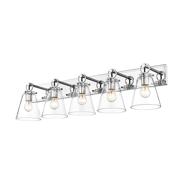 Z-Lite Harper 5-Light Chrome Modern/Contemporary Vanity Light