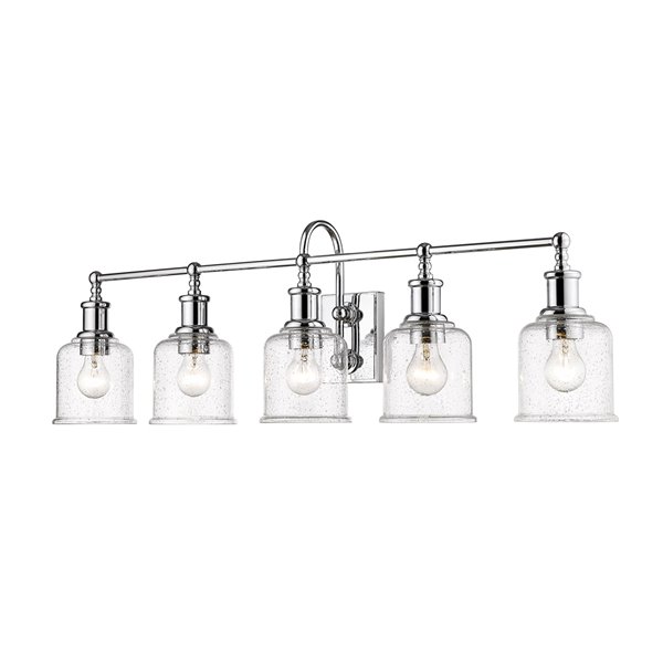 Z-Lite Bryant 5-Light Chrome Modern/Contemporary Vanity Light