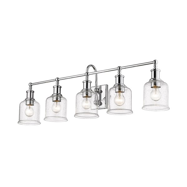 Z-Lite Bryant 5-Light Chrome Modern/Contemporary Vanity Light