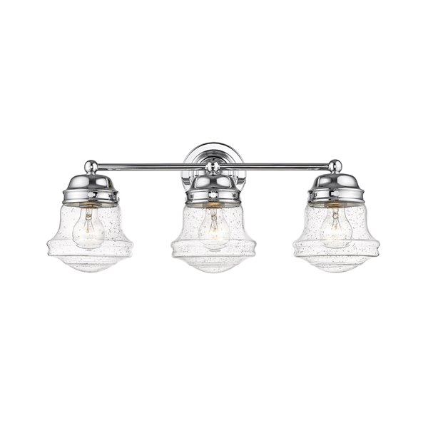 Z-Lite Vaughn 3-Light Chrome Modern/Contemporary Vanity Light