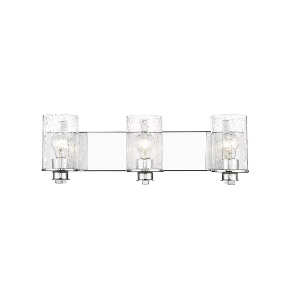 Z-Lite Beckett 3-Light Chrome Modern/Contemporary Vanity Light